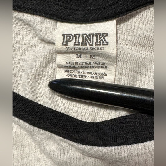 Pink Victoria’s Secret Jersey Style Shirt - Picture 4 of 5